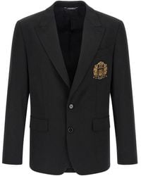 Dolce & Gabbana - Dolce & Gabbana 'Sicilia Light' Blazer - Lyst