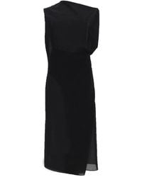 Jacquemus - Midi Dress La Robe Drap Cotton - Lyst