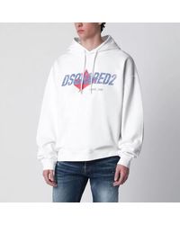 DSquared² - Relaxedfit Sweatshirt With Logo Print - Lyst
