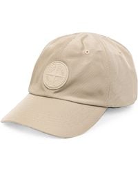 Stone Island - 9100014 Nylon Panama Baseball Cap With Compass Logo Patch - Lyst