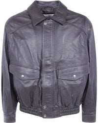 DUNST - Oversized Vintage Leather Blouson - Lyst