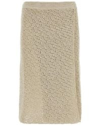 Bottega Veneta - Crochet Skirt - Lyst