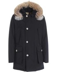 Woolrich - Arctic Ramar Cloth Parka With Removable Fur - Lyst