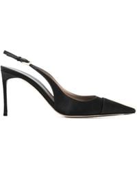 Tom Ford - Satin And Crystals Stones Slingback - Lyst