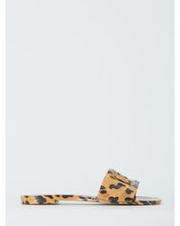 Dolce & Gabbana - Dolce & Gabbana Rubber Sandals With Leopard Print - Lyst
