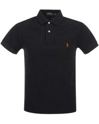 Polo Ralph Lauren - Slim-Fit Pique Polo Shirt - Lyst