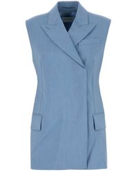 Sportmax - Light Wool Blend Ilex Vest - Lyst