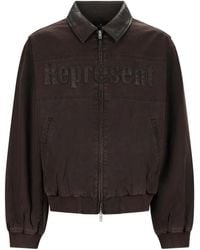 Represent - Bomber Jacket Trucker Cotton - Lyst