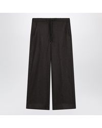 Max Mara - Stretch Wool Jogging Trousers - Lyst
