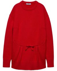 Prada - Wool Crewneck Sweater - Lyst