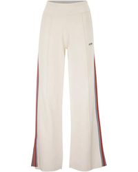 Autry - Viscose Track Trousers With Side Stripes - Lyst