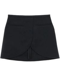Courreges - Courregès Ellipse Twill Mini Skirt - Lyst
