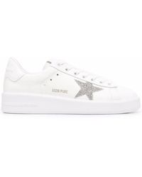 Golden Goose - Pure Star Leather Sneakers - Lyst