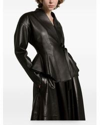 Alberta Ferretti - Elasticated-Waistband Panelled Midi Skirt - Lyst