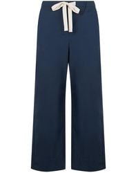Max Mara - S Max Mara Loose Cotton Pants - Lyst