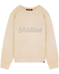 Barrow - Nude Cotton Sweatshirt - Lyst