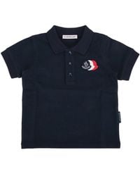 Moncler - Kids Short-Sleeve Polo Shirt - Lyst