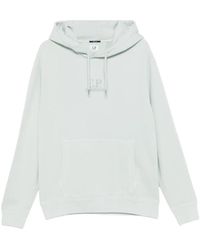 C.P. Company - C.P.Company Sweat Hooded Misty Cotton Sweatshirt - Lyst