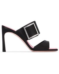 Roger Vivier - Trompette Strass Strap Mule 85 - Lyst