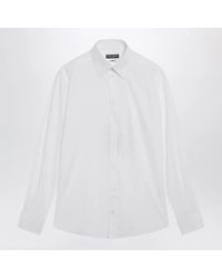 Dolce & Gabbana - Dolce & Gabbana Martini Cotton Poplin Shirt - Lyst
