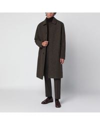 Harris Wharf London - Single-Breasted Wool Coat - Lyst