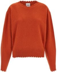 Nude - Fringed Hem Sweater - Lyst