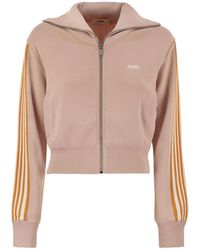 Autry - Knitted Tennis-Style Zip Sweatshirt - Lyst
