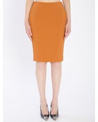 Saint Laurent - Pencil Skirt - Lyst