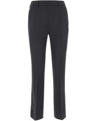 Prada - Midnight Wool Cigarette Pant - Lyst