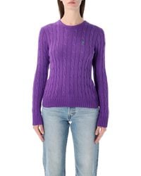 Polo Ralph Lauren - Touch Julianna Cable-Knit Sweater - Lyst