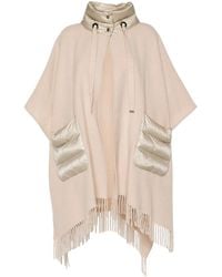 Herno - Wool And Nylon Cape - Lyst