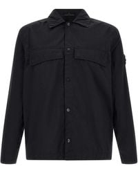 Stone Island - 'Badge Ghost' Overshirt - Lyst