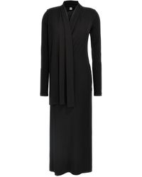 TOTEME - 'Overlapped Jersey' Dress - Lyst