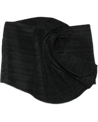 Magda Butrym - Mini Ruched Draped Skirt - Lyst