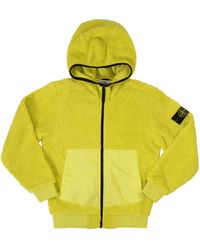 Stone Island - Full Zip Sweatshirt With Hood And Pockets - Lyst