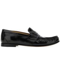 Fendi - Logo Loafers - Lyst