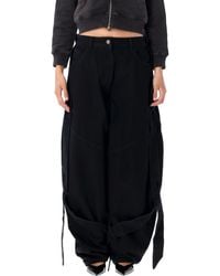 The Attico - Long Denim Pants - Lyst