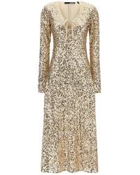 ROTATE BIRGER CHRISTENSEN - Rotate Birger Christensen 'Net Sequins Midi' Dress - Lyst