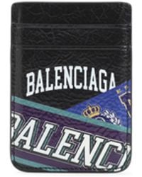 Balenciaga - Portacarte Magnetico Con Stampa - Lyst