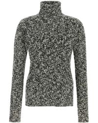 Dolce & Gabbana - Dolce & Gabbana Two-Tone Wool Blend Sweater - Lyst