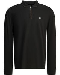 C.P. Company - Half-Zip Polo Shirt - Lyst