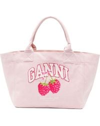 Ganni - Medium Tote Bag - Lyst