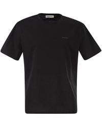 Premiata - Cotton T-Shirt With Technical Detail And Logo - Lyst