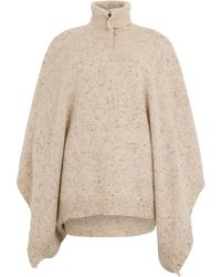 Fabiana Filippi - Oversized Sweater With High Collar - Lyst