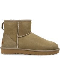 UGG - Classic Mini Ii Suede Boots With Shearling Lining - Lyst