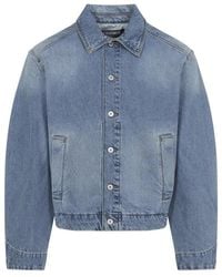Jacquemus - The Mirada De-Nimes Cotton Jacket - Lyst