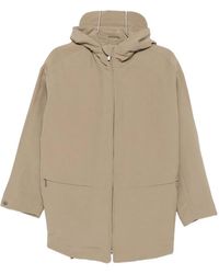 Emporio Armani - Cotton Blend Blouson Jacket - Lyst