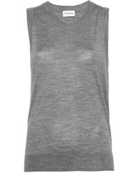 P.A.R.O.S.H. - Sleeveless Crew Neck Sweater - Lyst