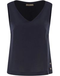 Herno - V-Neck Top - Lyst