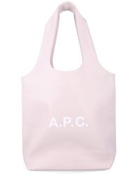 A.P.C. - Ninon Small Faux Leather Tote - Lyst